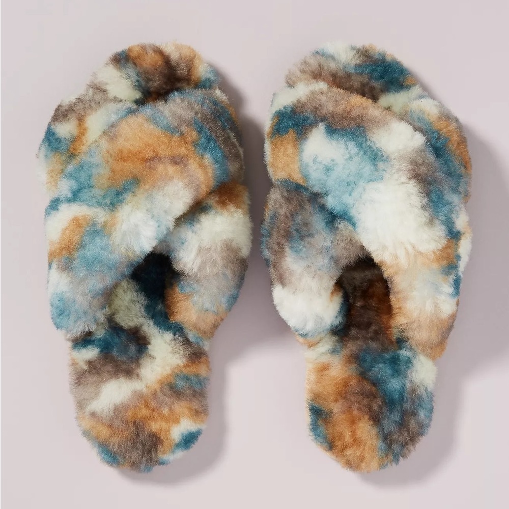 EMU AUSTRALIA DESERT TIE-DYE MAYBERRY SLIPPERS, US WOMEN’S SIZE 6, NIB